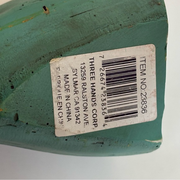 Resin Whale Bookends Blue Distressed Wood  Look Nautical Seaside Ocean life - Picture 6 of 7